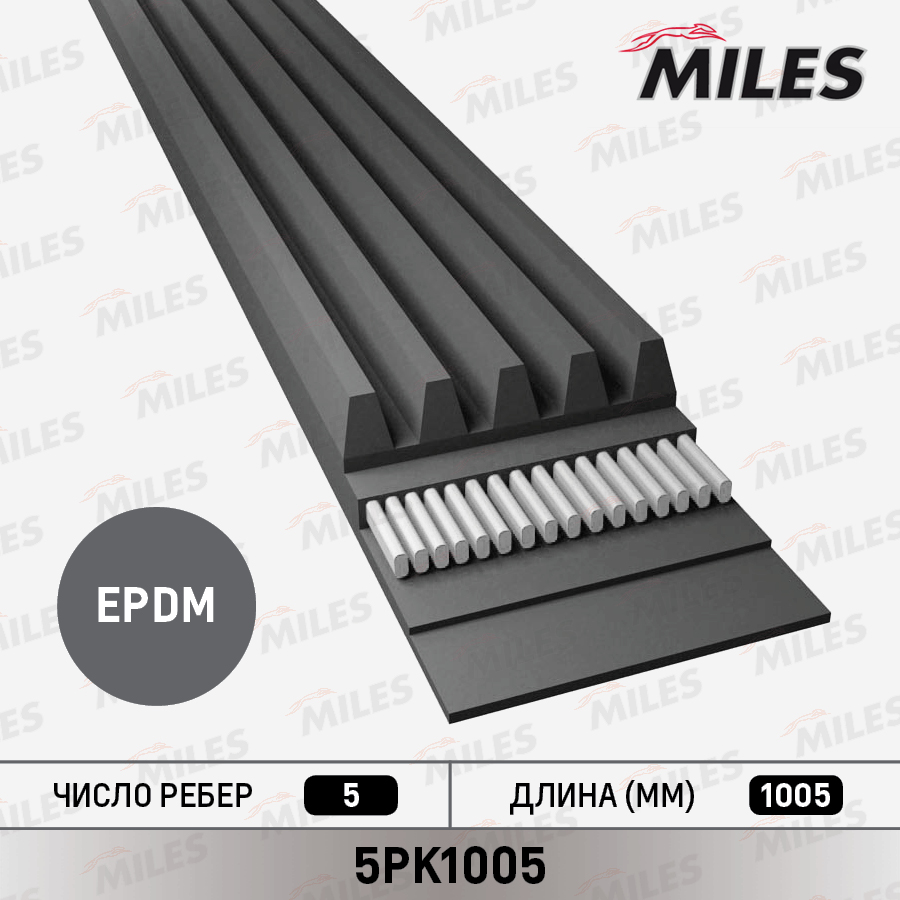 Ремень ручейковый 5PK1005 TRIALLI
