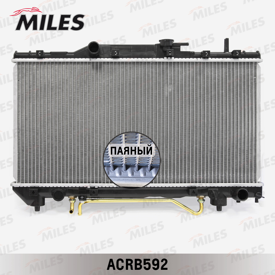 Радиатор TOYOTA CARINA E VI (ST191) ( 92-98) 2.0i/2.0GTi AT паяный MILES ACRB592