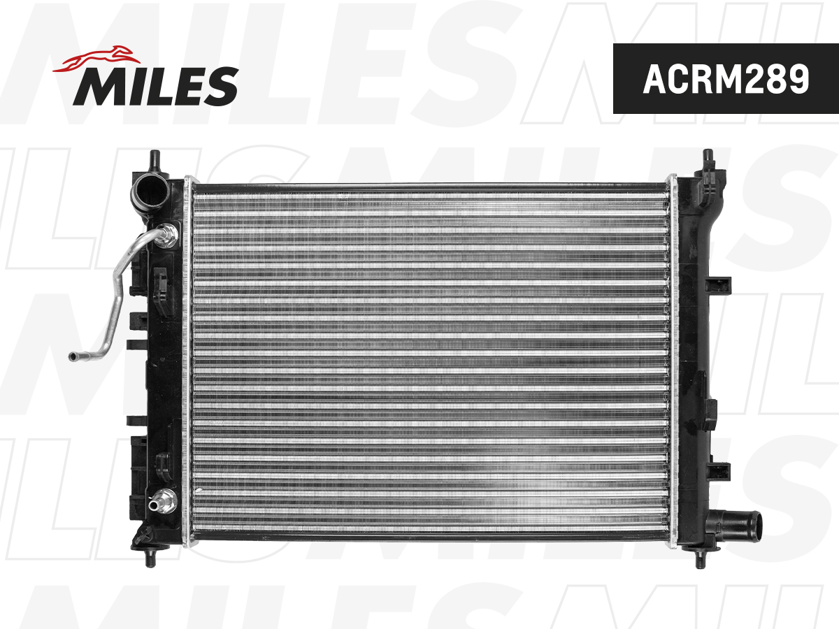 Радиатор двигателя KIA Rio (FB) / Hyundai Solaris (HCR) АТ MILES ACRM289