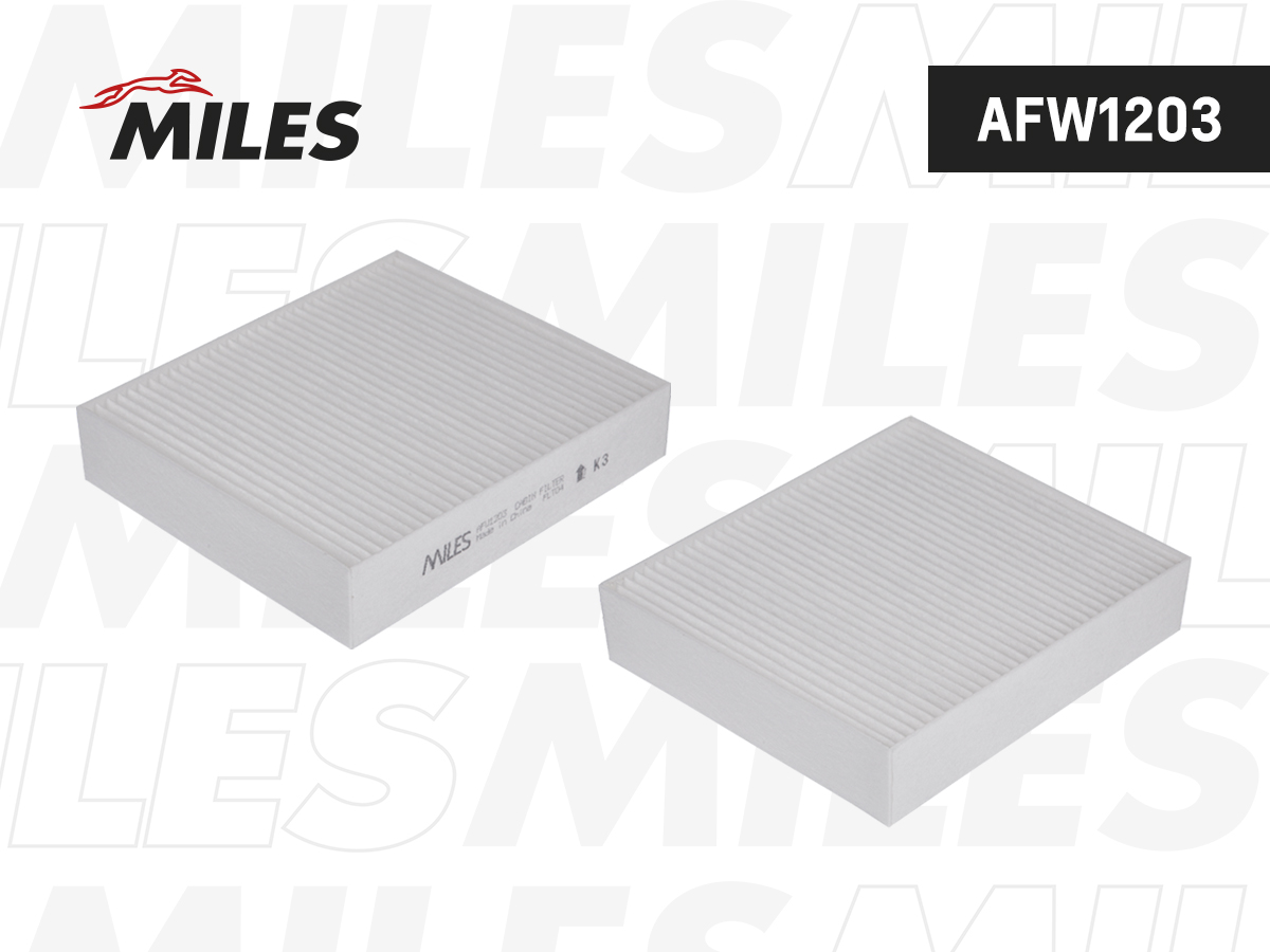 Фильтр салона MITSUBISHI COLT 03- MILES AFW1203