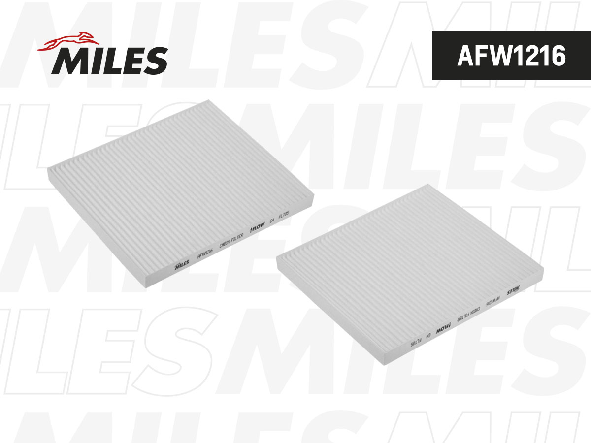 Фильтр салона JAC J7 / JS4 / S3, Москвич 3/HYUNDAI TUCSON/SOLARIS/KIA SPORTAGE/RIO MILES AFW1216