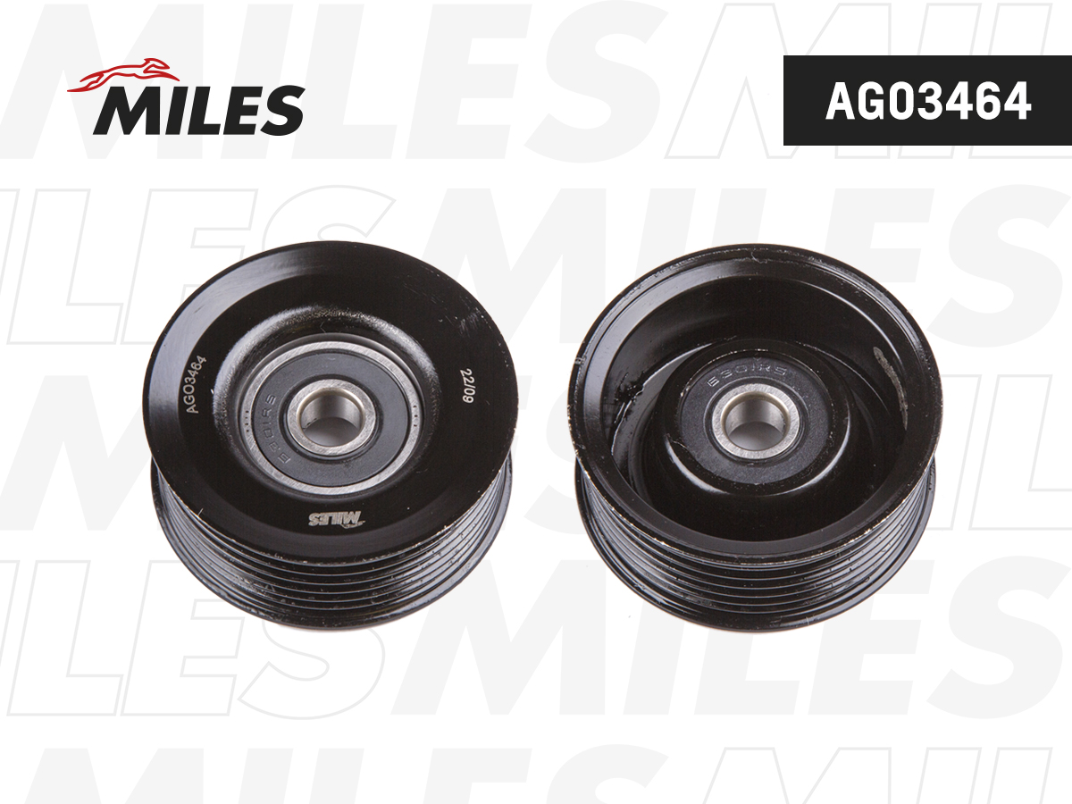 Ролик ремня приводного INFINITI G37/FX35-50/NISSAN 350Z/370Z 08- MILES AG03464