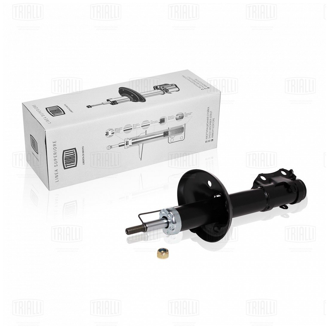 Амортизатор /м VW Golf (83-)/(91-)/Chery Amulet (03-) (стойка) перед лев/прав газ (AG 18063) TRIALLI