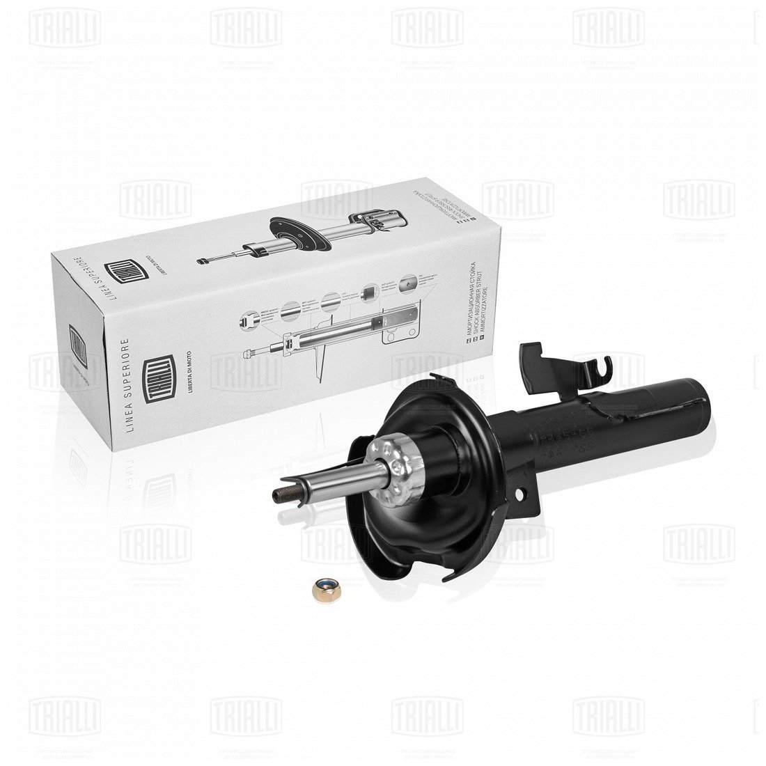 Амортизатор /м Mazda 3 (03-)/Mazda 3 (08-) (стойка) перед лев (AG 25150) TRIALLI