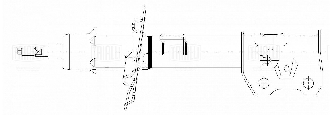 Амортизатор /м Haval F7/F7x (19-) (стойка) пер лев (AG 30159) TRIALLI