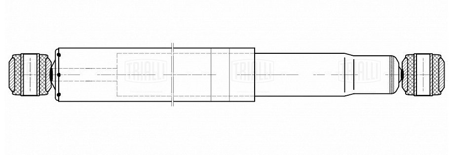 Амортизатор /м Mercedes NG (73-)/SK (87-) (482/814 16x50 16x50 O/O) пер (AH 15027) TRIALLI