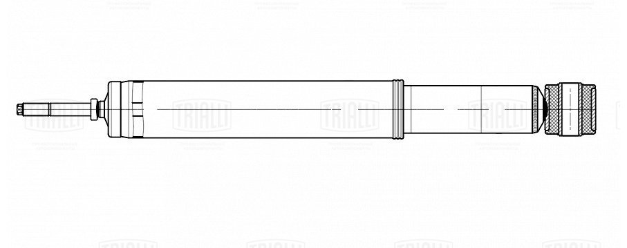 Амортизатор /м MAN F2000 (94-)/M2000 (95-) (376/634 12x71 16x50 I/O) пер (AH 51001) TRIALLI