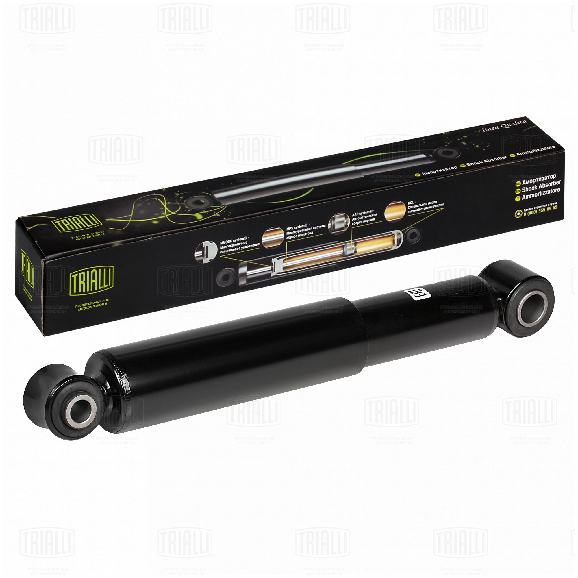 Амортизатор /м MAN F2000 (94-)/F90 (88-) (428/670 20x62 30x62 O/O) перед (AH 51023) TRIALLI