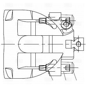 Суппорт торм /м Volvo S60 (00-)/S80 (98-)/V70 (00-)/XC70 (00-) зад лев d=42мм (CF 103557) TRIALLI