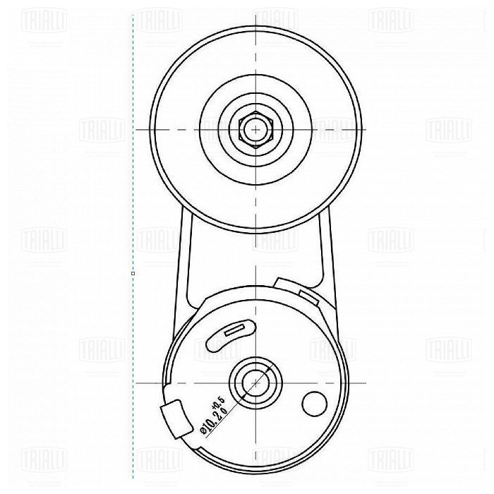 Ролик привод ремня /м Chevrolet Captiva (11-)/Opel Antara (06-) 20T/24i (с натяж мех) (CM 0506) TRIALLI