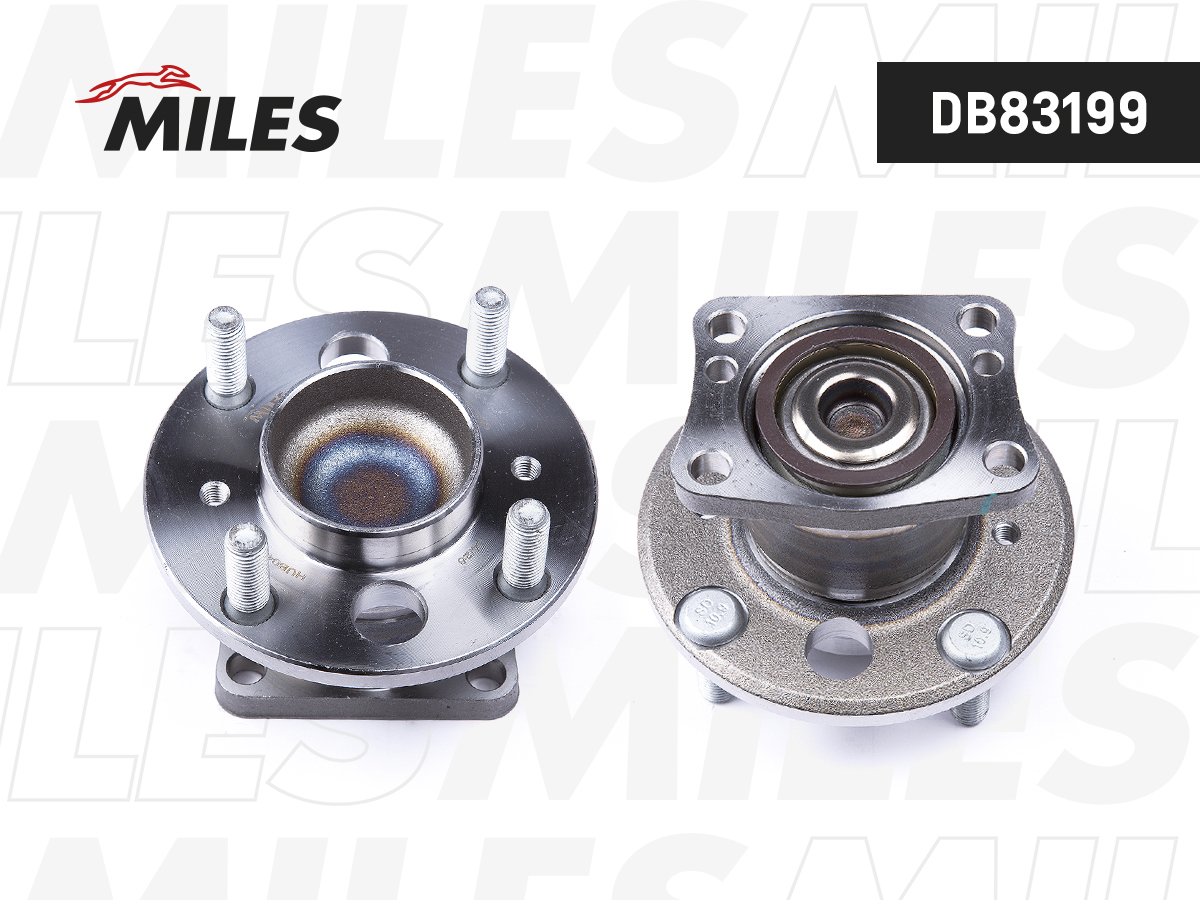 Ступица колеса с подшипником FORD FIESTA V-VI 08- зад. MILES DB83199