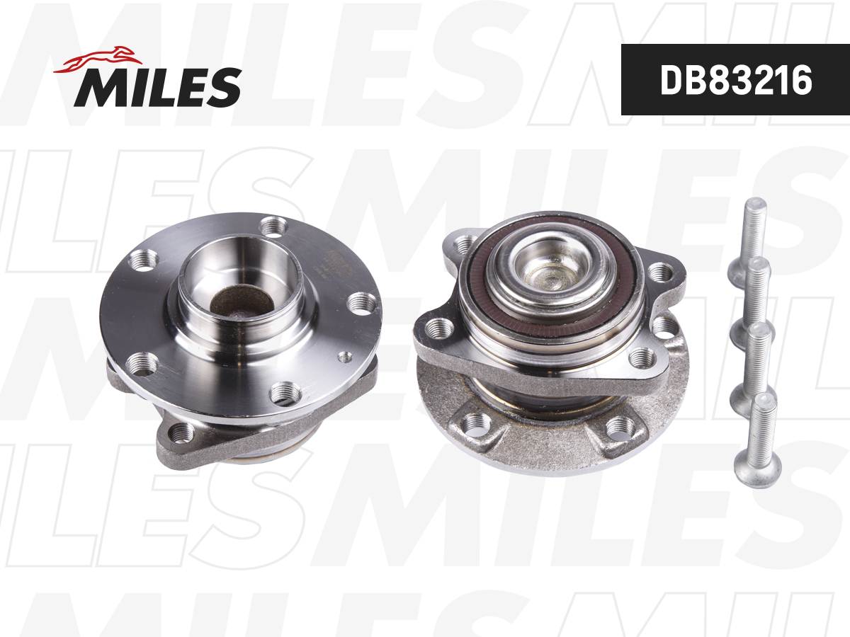 Ступица с подшипником AUDI A6 III 05-11 зад. MILES DB83216