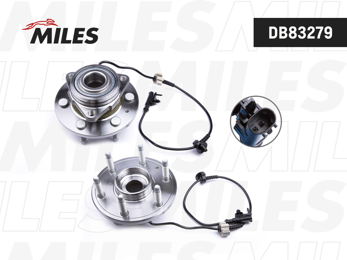 Ступица с подшипником CADILLAC ESCALADE 6.0-6.2 06- пер. MILES DB83279