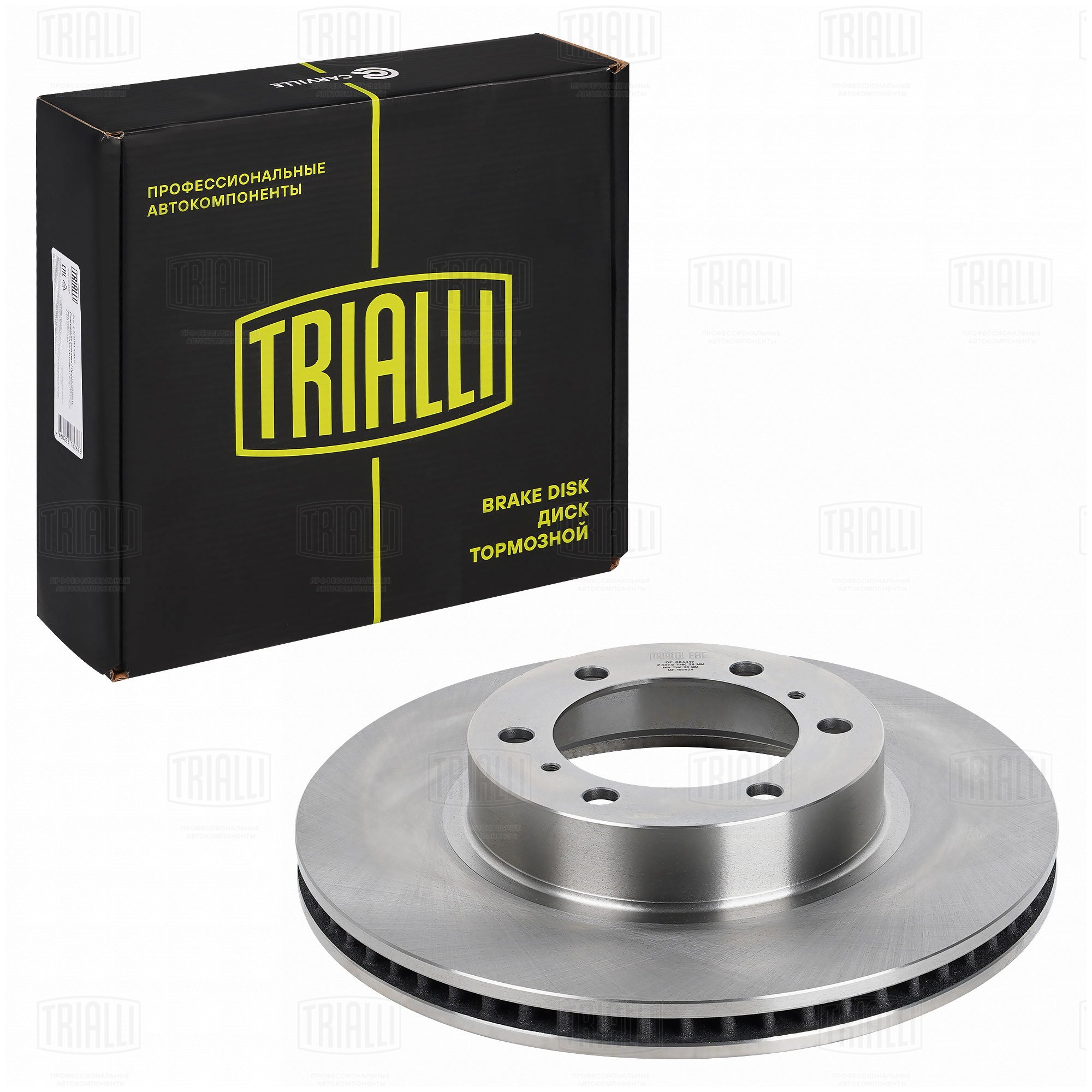 Диск торм /м Toyota Fortuner (15-) перед d=338 (DF 084417) TRIALLI