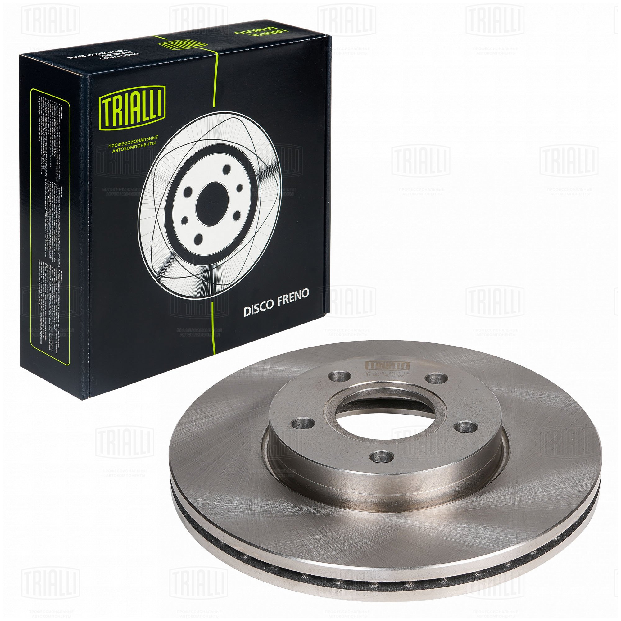 Диск торм /м Ford Focus II (05-)/III (11-) перед d=278 (DF 106101) TRIALLI