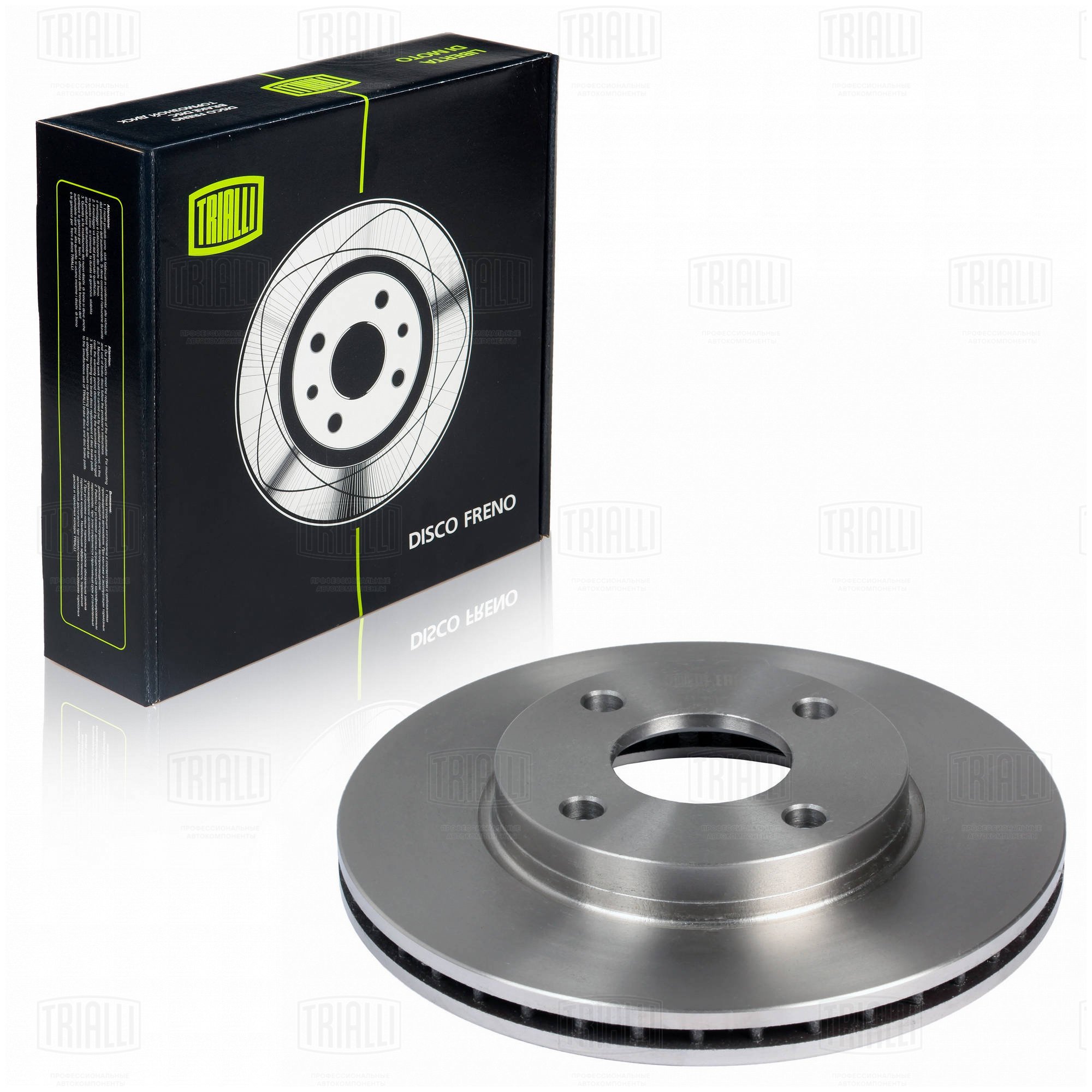 Диск торм /м Ford Fiesta (02-)/Fusion (02-) перед d=258 (DF 106106) TRIALLI