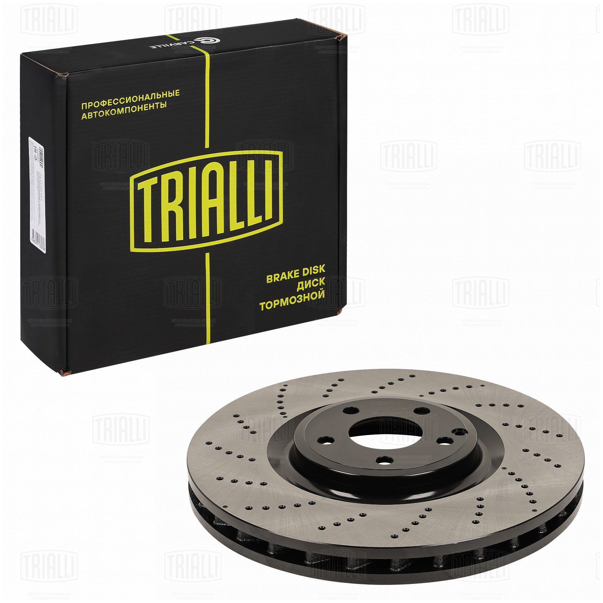 Диск торм /м Mercedes CLS (W218) (10-) перед d=360 (перф) (DF 150001) TRIALLI