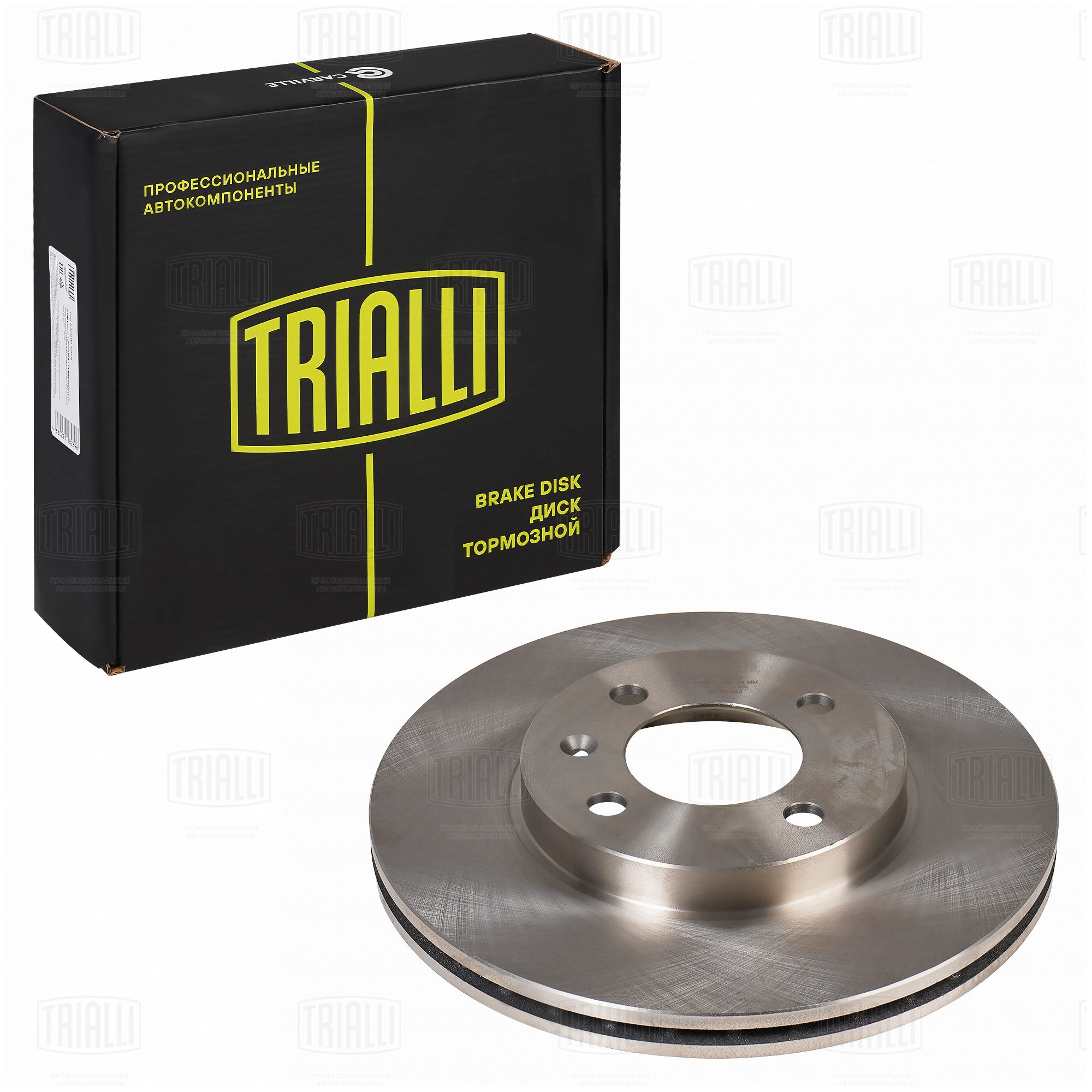Диск торм /м VW Golf III (91-)/Polo (93-) перед d=256 (DF 150005) TRIALLI