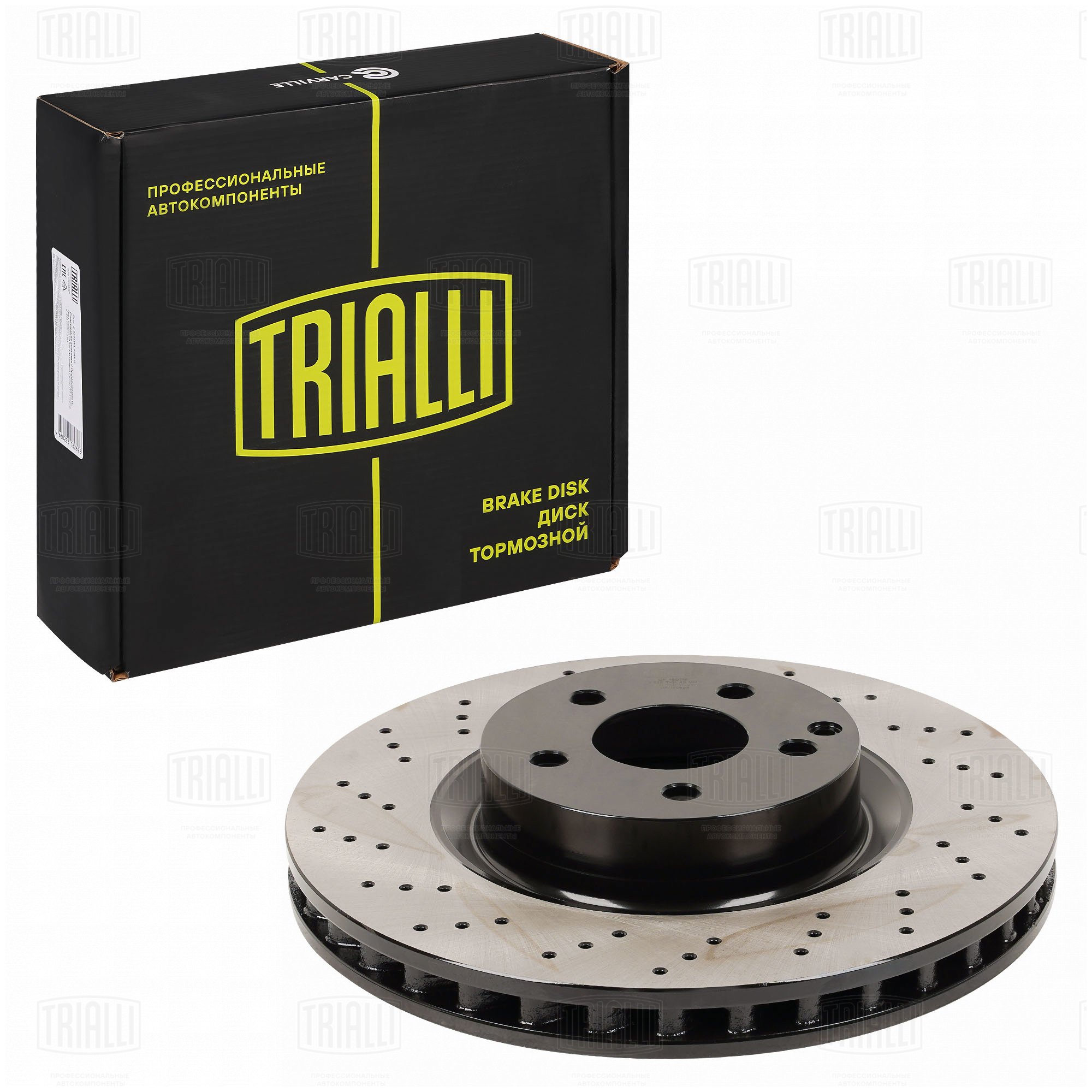 Диск торм /м Mercedes S (W221) (05-) перед d=335 (DF 150118) TRIALLI