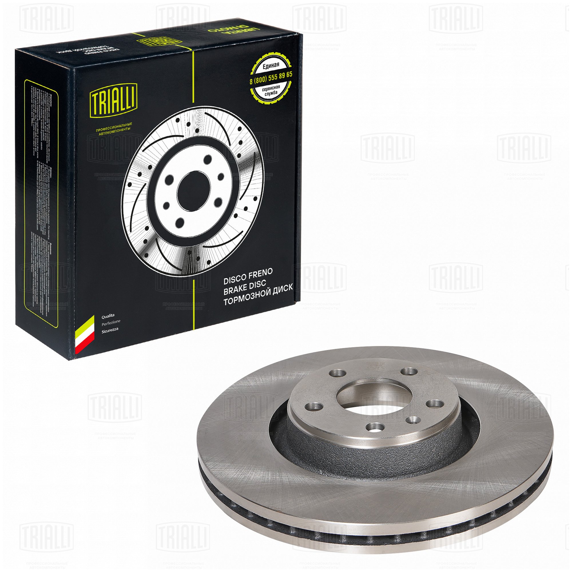 Диск торм /м Audi A6 (04-)/A8 (03-) перед d=321 (DF 180139) TRIALLI