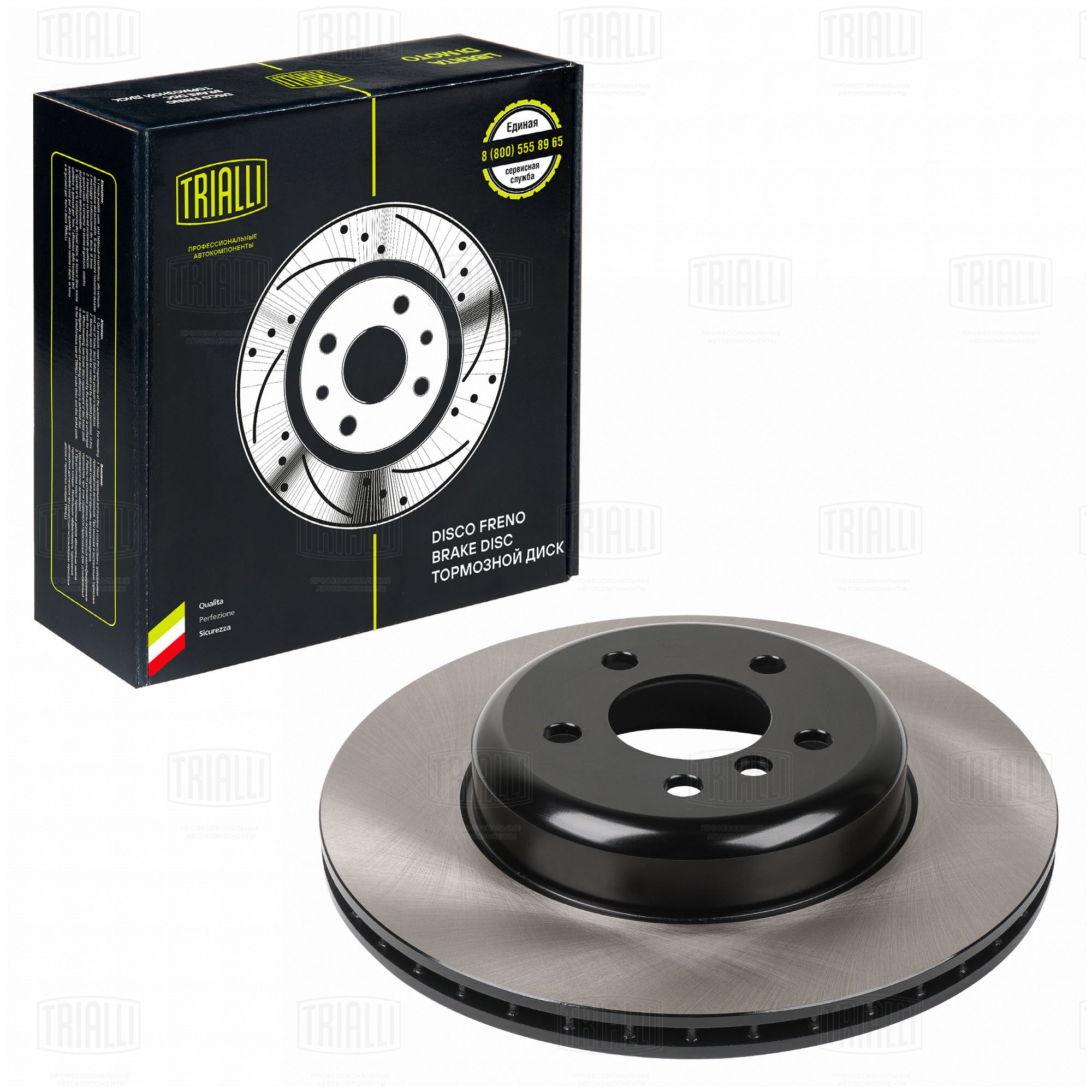 Диск торм /м BMW 3 (F30) (11-)/4 (F32) (13-) зад d=345 (M-Sport) (DF 210216) TRIALLI