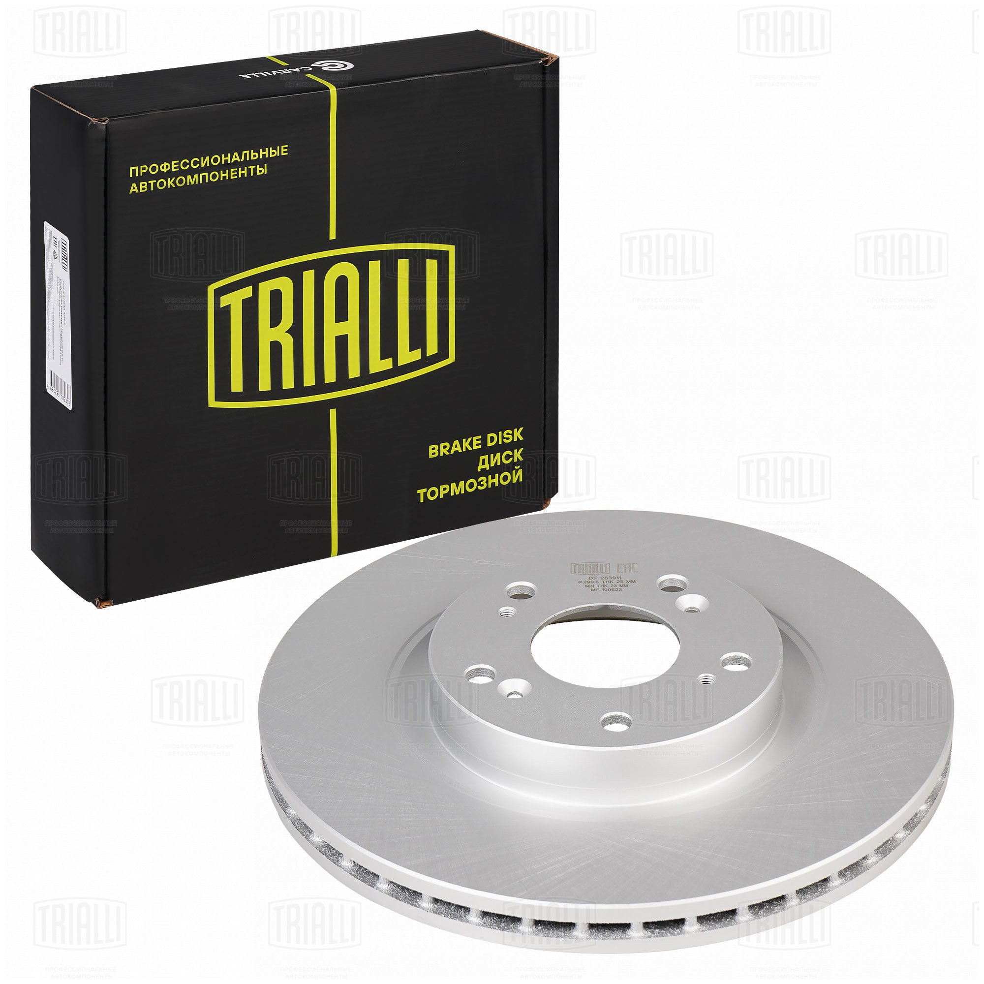 Диск торм /м Honda Civic VIII (06-)/CR-V (02-) перед d=300 (DF 263911) TRIALLI