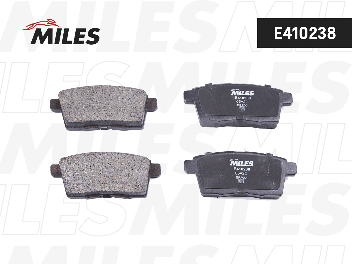 Колодки тормозные MAZDA CX7/CX9 07- задние MILES E410238