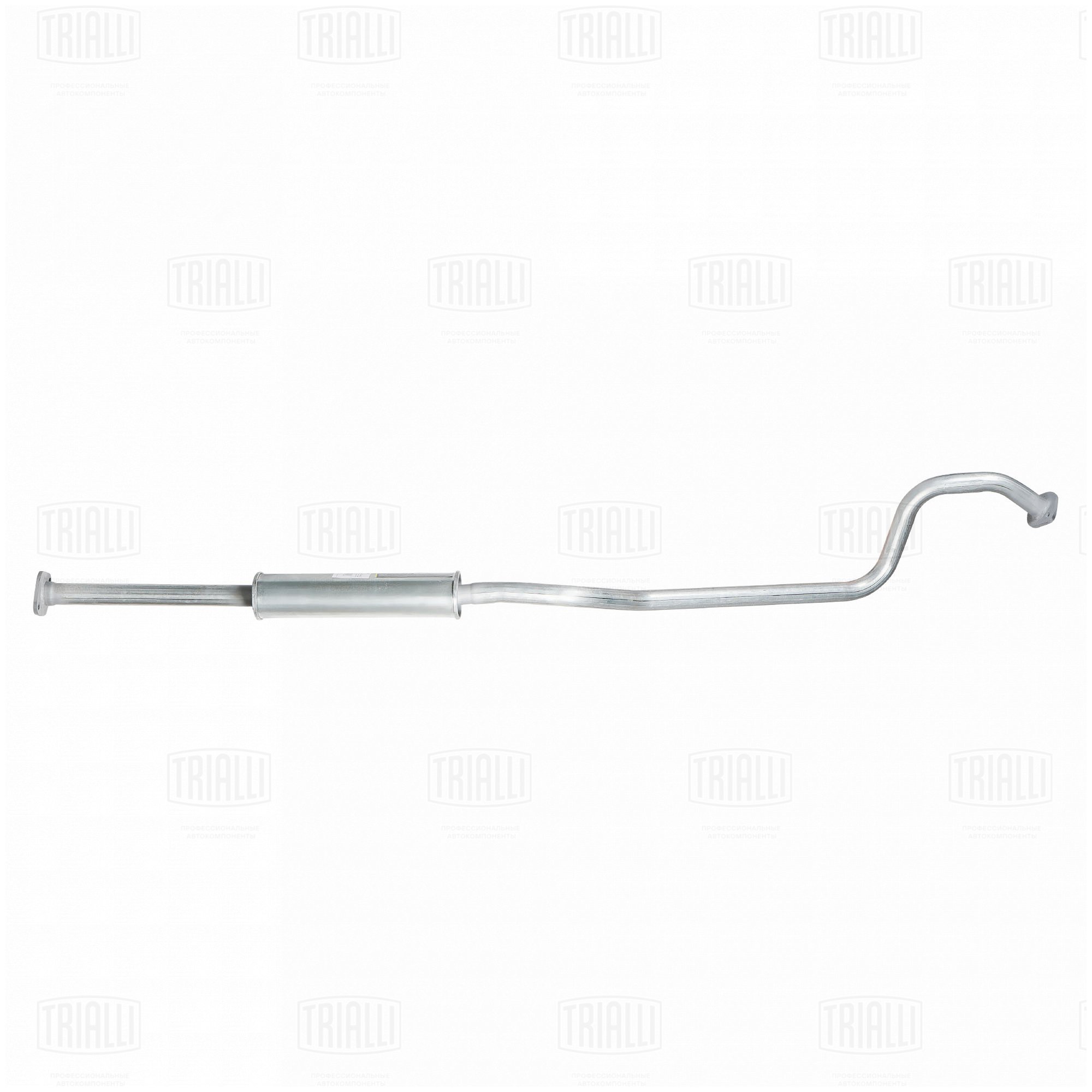 Глушитель /м Nissan Almera N16 (00-) доп (резонатор) (алюм сталь) (EAM 1403) TRIALLI