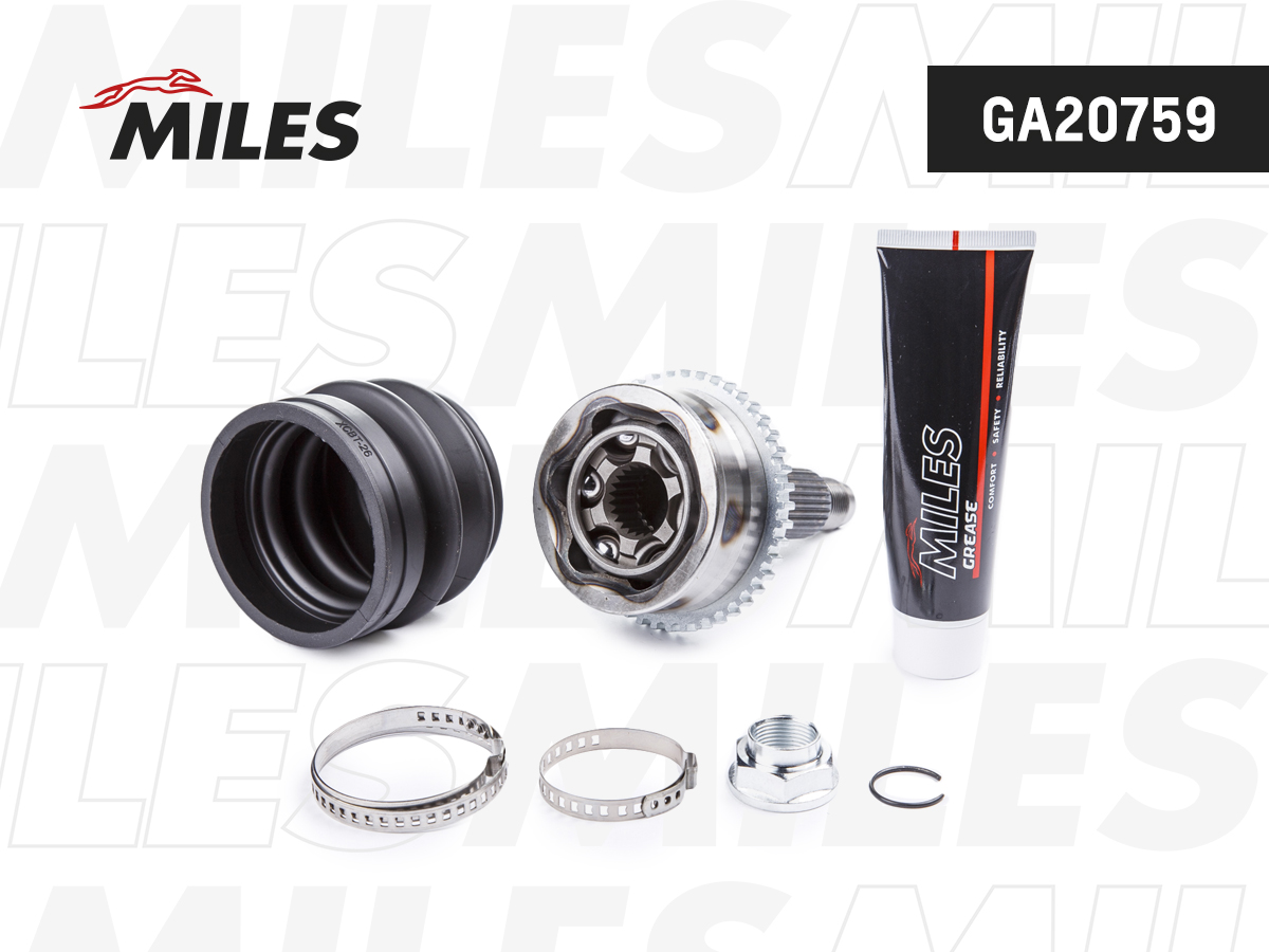 ШРУС нар. Mazda 626 GF 1.8/2.0 97- AT ABS  MILES GA20759