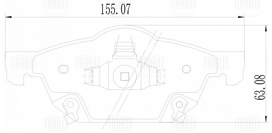 Колодки торм /м Honda Civic IX (12-) диск перед (PF 4228) TRIALLI