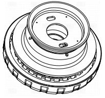 Опора амортизатора /м Chevrolet Aveo(06-)/Cobalt(11-)/Spark(09-) (перед) (с подшип) (SA 0557) TRIALLI