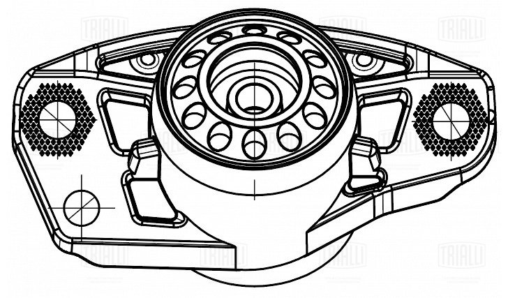 Опора амортизатора /м Skoda Octavia (04-)/VW Tiguan (08-)/Passat (05-) (задн) (SA 1862) TRIALLI
